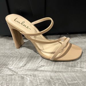 Lulu’s Ferrara High Heel Sandals